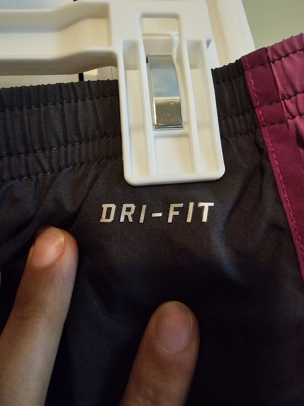 Nike Black Running Shorts with Purple Trim